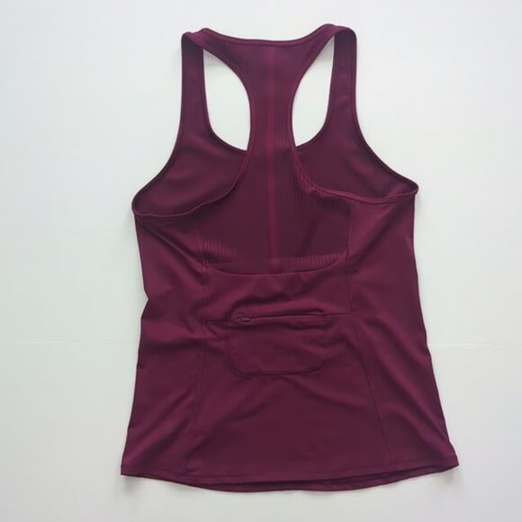 Athleta Vitality Rib Tank Pocket Velvet Plum size Medium - Picture 9 of 9